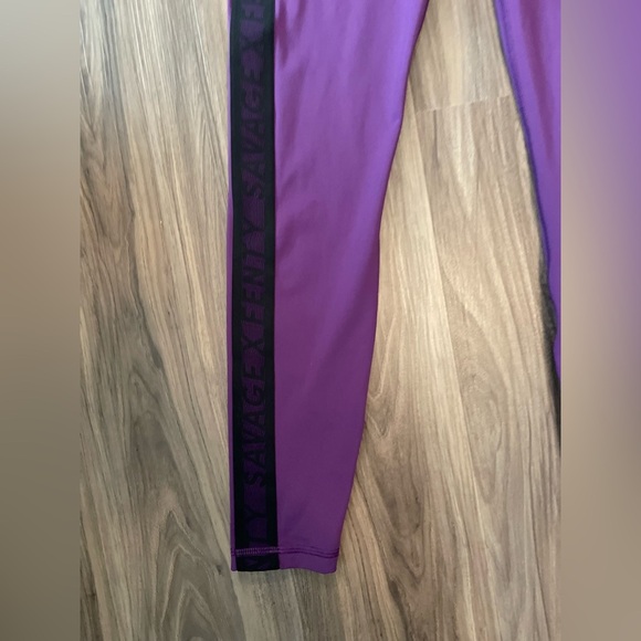 Savage X Fenty Main Player High Waist Legging Purple Galaxy size L - Picture 7 of 9